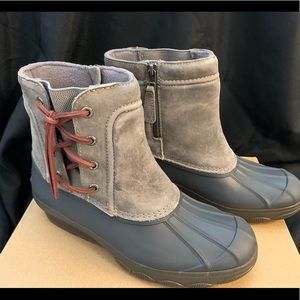 NWB Sperry Top-Sider Saltwater Wedge Boot Size 8